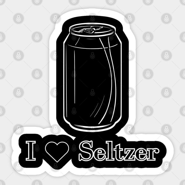 I Love Seltzer Sticker by Empathic Brands